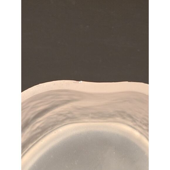 French Portieux Vallerysthal Frosted Glass Swan Trinket/Candy Dish 4¾"x 6" x 4" - Picture 14 of 16